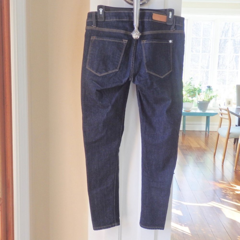 Baldwin dark rinse skinny ankle jeans The Rivington mid rise 30 - Picture 5 of 12